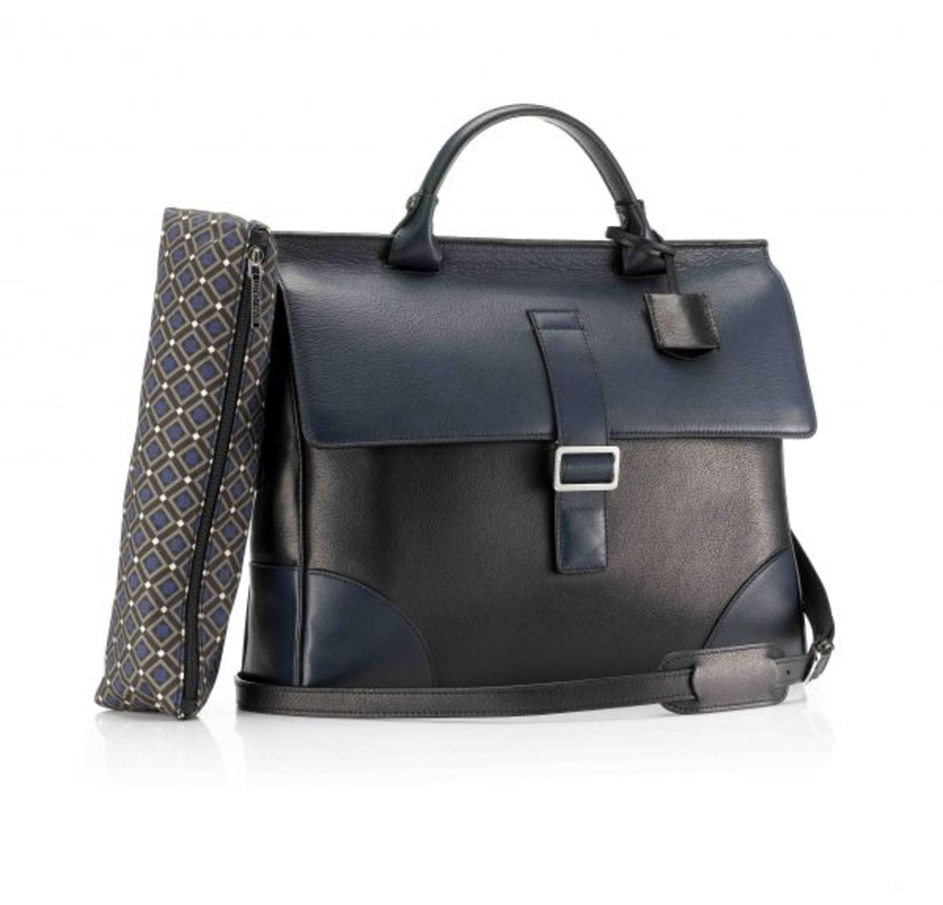 LARGE 48HR BRIEFCASE MILANO NAPPA BRIEFCASE VENICE RRP £695.00 The Milano Nappa leather briefcase