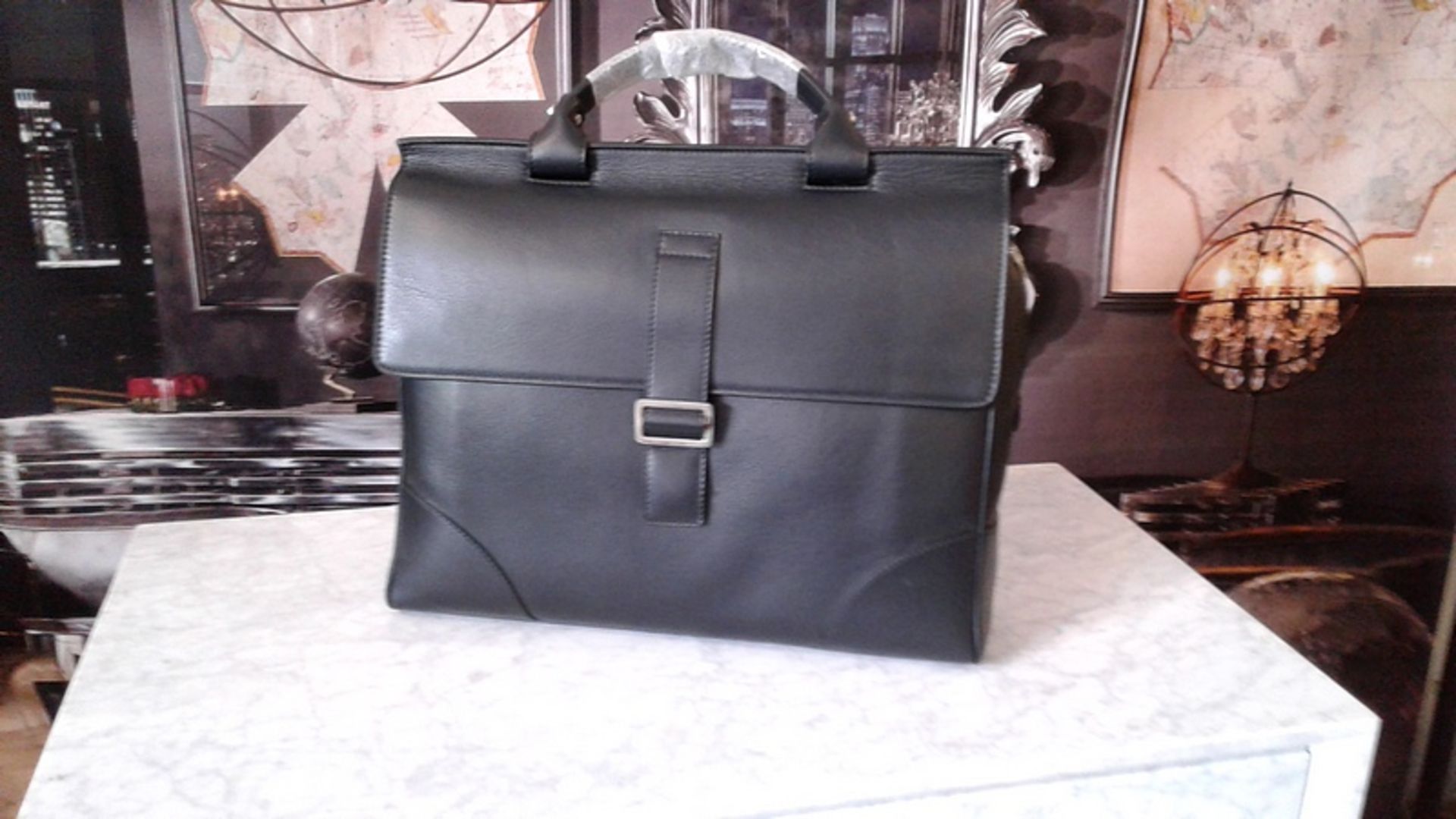 MILANO LEATHER BRIEFCASE THE GATSBY RRP £695.00 The Milano leather briefcase from the Gatsby