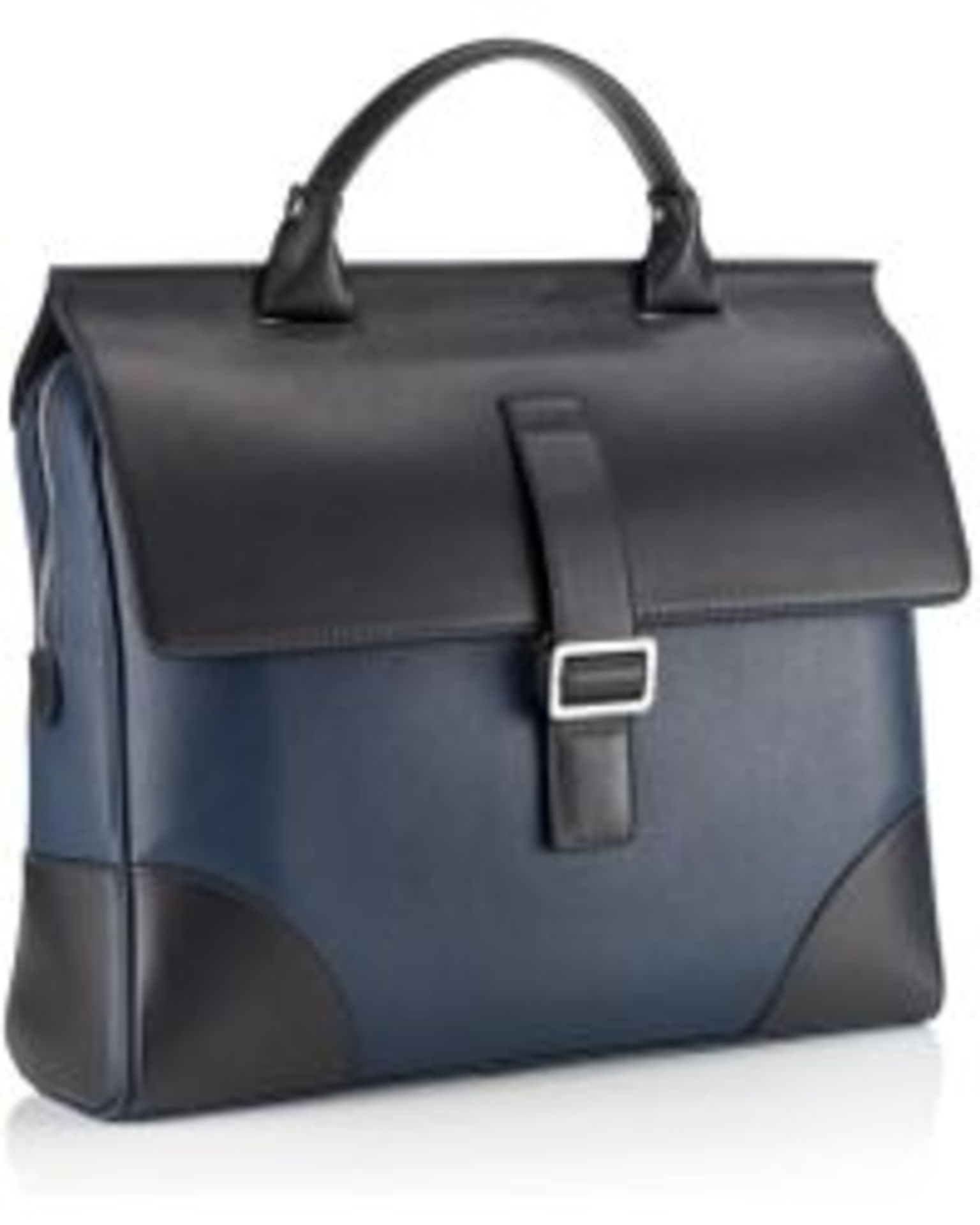 MILANO NAPPA LEATHER BRIEFCASE This briefcase is made to carry your laptop first and foremost,