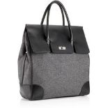 LEATHER AND WOOL WINTER CELEBRATION TOTE Winter Celebration Tote The Winter Celebration Tote is