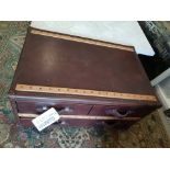 Stonyhurst Small Coffee Table Vintage Cigar Leather The Table Has Been Designed To Look Like A Piece