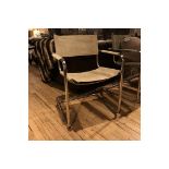 Hurlington Dining Chair Galata Savvia & Shiny Steel 60 x 58 x 82cm RRP £405