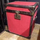 Baron Trunk Red Jacquard & Black Lining 49 5 X 45 X 57 5cm (203/TSTOCK) RRP £770