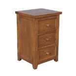 Wentworth Nightstand Crafted using hand selected solid nibbed Oak wood and hand distressed during