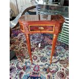 Jonathan Charles Fine Furniture Classic Regency Style Console Table Solid Mahogany with Satinwood