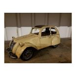 Vintage Tin Car Citroen CV