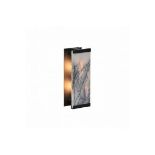 Apollo Rectangular Light Sconce Moonstone and Black (UK) RRP £415