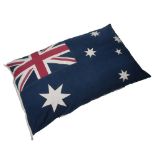 Flag Cushion He Components Of The Flag Are Painstakingly Handcrafted, With Each Colour