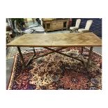 Rochelle Dining Table Saloon & Iron 220 x 100cm RRP £1010