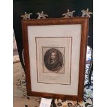 Framed Engraving Portrait 43.5 x 57.5cm