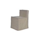 Kenas Cato Chair Belgium Wrinkle Ecru Linen 53 x 67 x 103cm