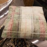 Distressed Tartan Cushion 57cm RRP £120