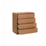 Stratford Chest 4 Drawers Honey Oak & B S 80 x 45 x 82 5cm RRP £2290