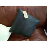 Bleu Nature Cushion Distressed Black 40 x 40cm