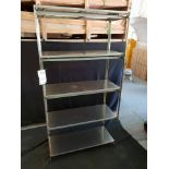 Skeleton Stainless steel bookcase 100 x 45 x 190cm Simple Design With A Modern Look That Goes Well