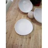 8 x Blleu Nature C026 Igloolik Ceramic Dinner Plate The Igloolik Collection Of Tableware Is An