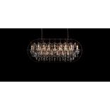 Crystal Rectangle Gyro Chandelier – XL The Crystal lighting collection is inspired by the
