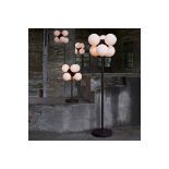 L255 Moondrop Pendant 40cm-Opaline & Rou(UK) 40x40x70cm RRP £440