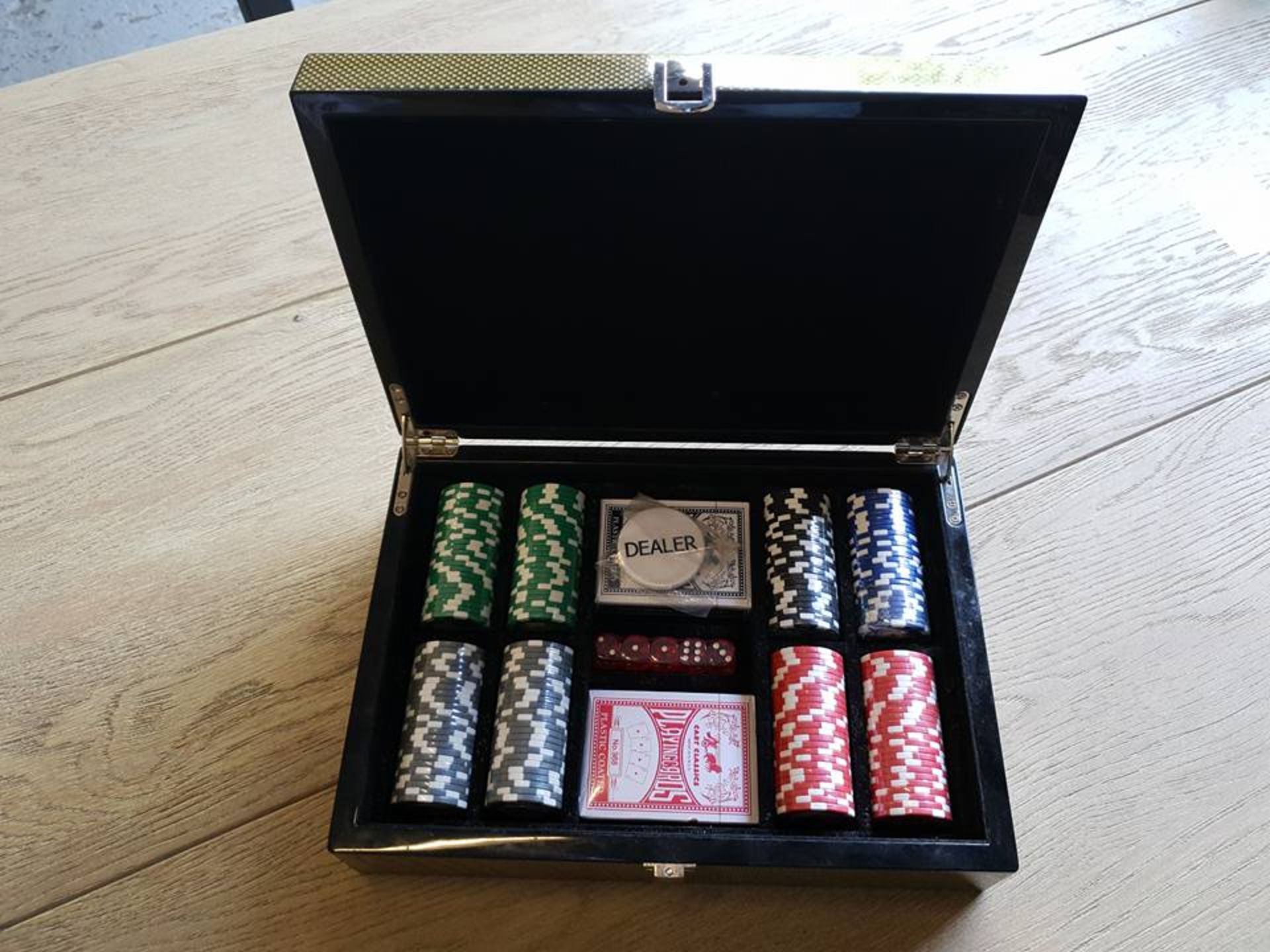 Las Vegas Executive Poker set in presentation case
