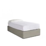 Brigadier Divan Single Bed Base Crème Upholstered 95 X 33 X 200cm RRP £4500