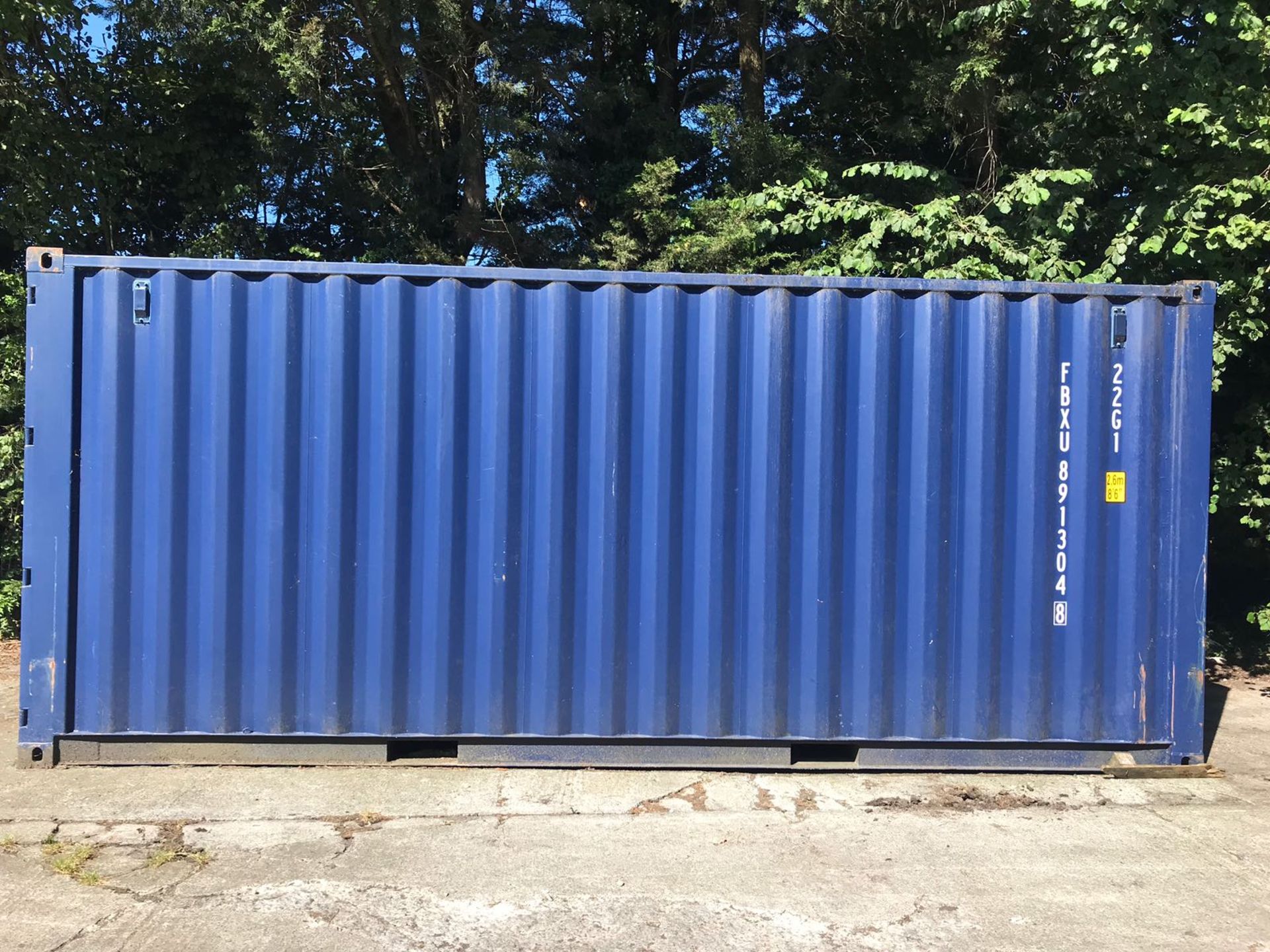 20ft metal storage container water tight excellent condition