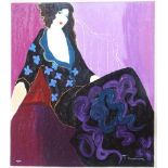 Chambre Violette Itzachak Tarkay  Limited Edition 38/350  58x65cm Itzchak Tarkay (1935 – June 3,