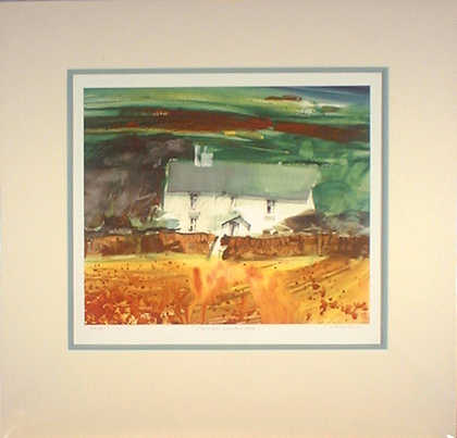 Summer Landscape Sue Howells  Limited Edition 34/95  - Mounted 49x47cm Known for her