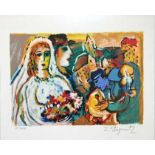 After The Wedding Zamy Steynovitz  HC 22/65  - Mounted 30x25cm Zamy Steynovitz was born in Liegnitz,