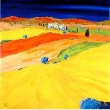 La Paysage De Provence II Jean Claud Tron  Signed Limited Edition Hand Embellished Giclée 40/