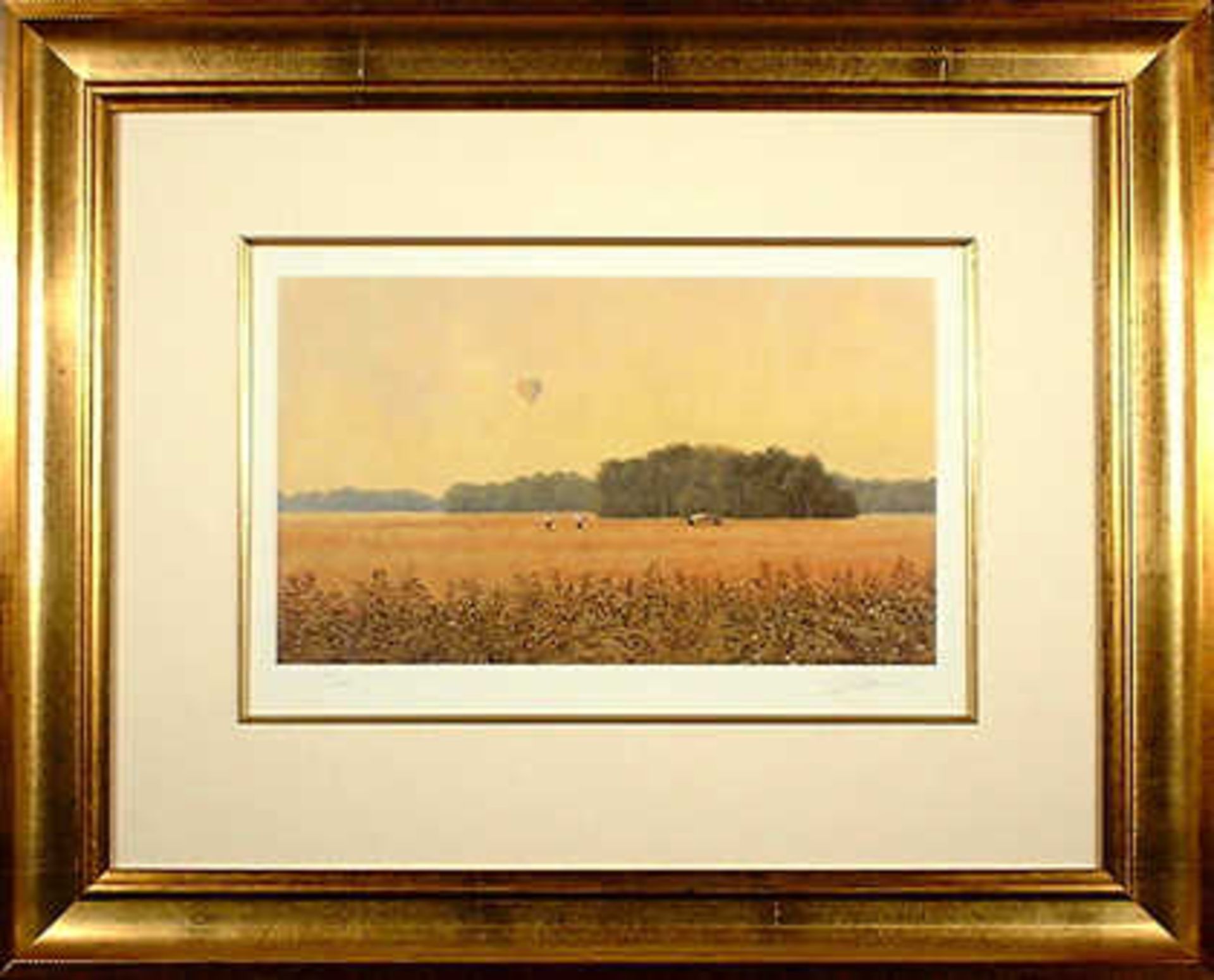 Evening Flight Lawrence Coulson  Limited Edition 14/600  - Mounted and Framed 62x50cm Following in