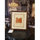 Framed print depicting furniture Ladies Dwarf Wardrobe, Designed by G.Smith, London Published by