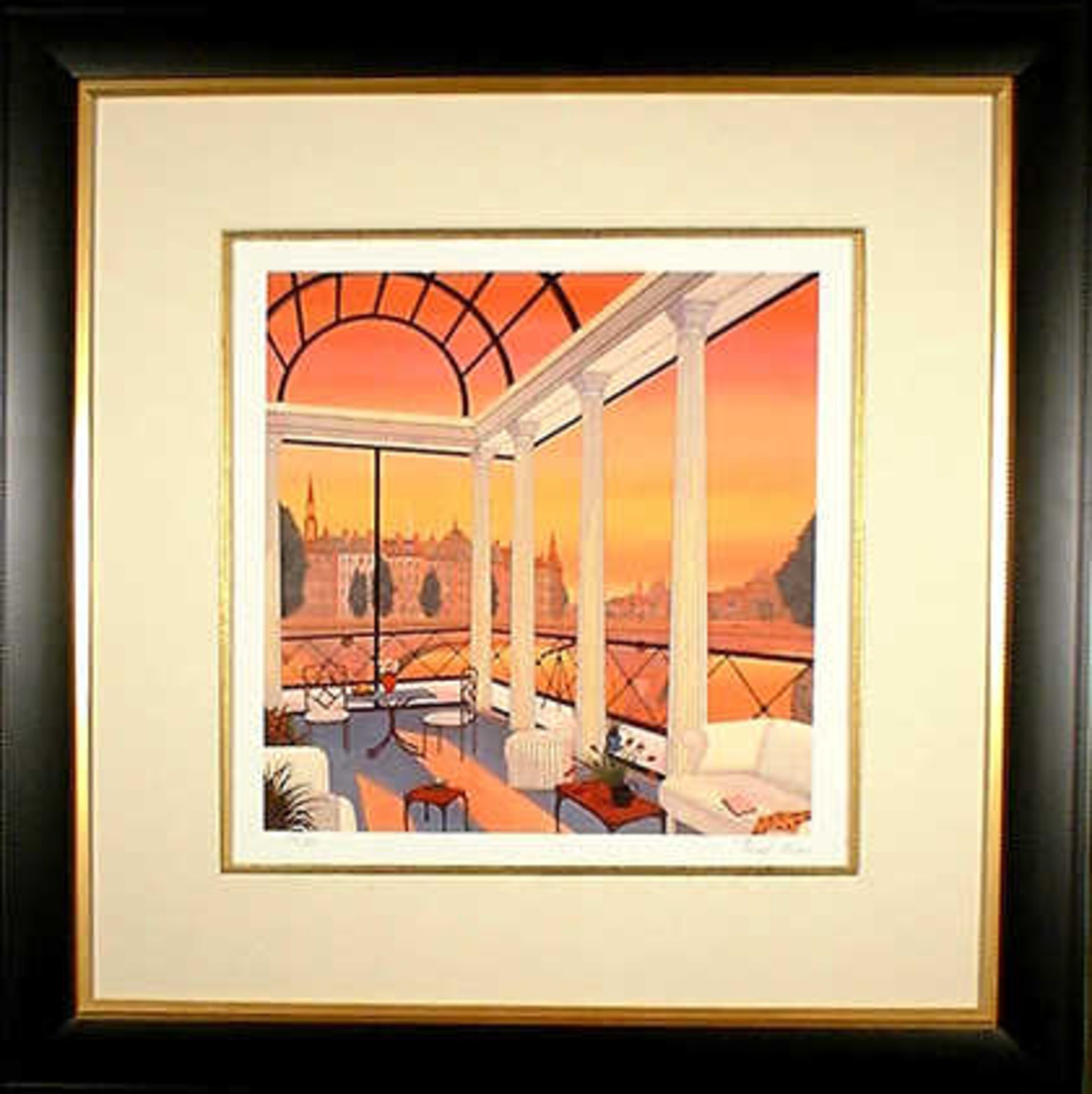 Paris Penthouse Fanch Ledan  Signed Limited Edition 118/395  Certificate of Authenticity Giclee on