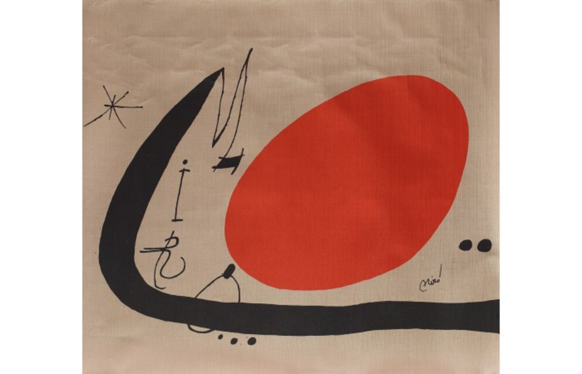 Ma de Proverbis Joan Miro Original lithograph in colors on Arches paper68 x 76.5cm Signed bottom