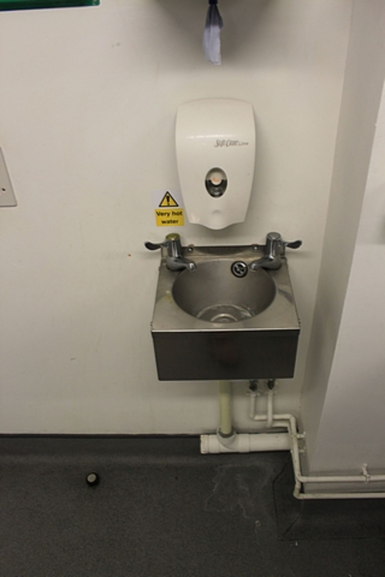 Stainless steel wall mount hand wash basin Location in College 4th Floor