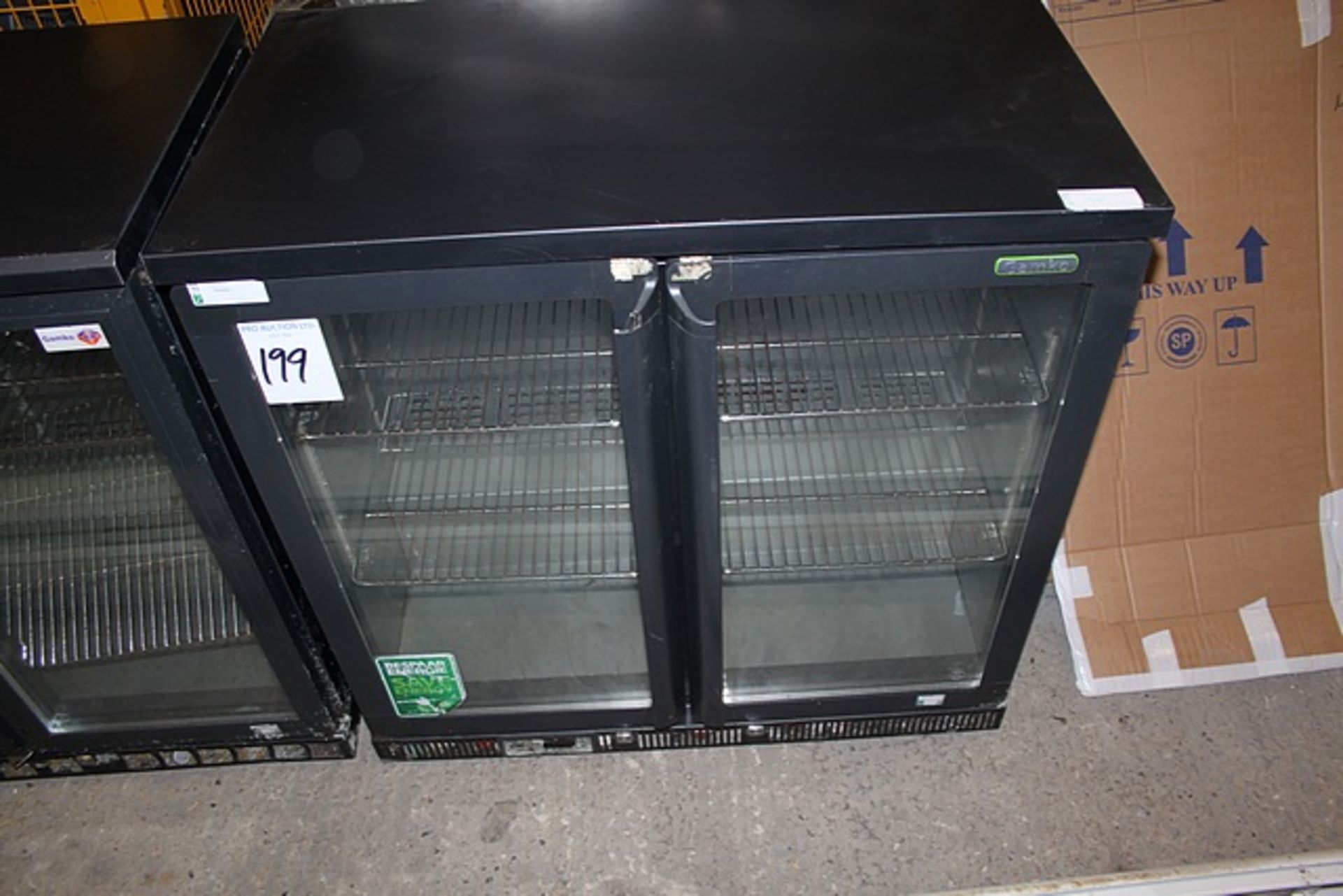 Gamko MG250G bottle cooler 2 door hinged temperature range +1°C / +18°C 900 x 536 x 900-910 mm