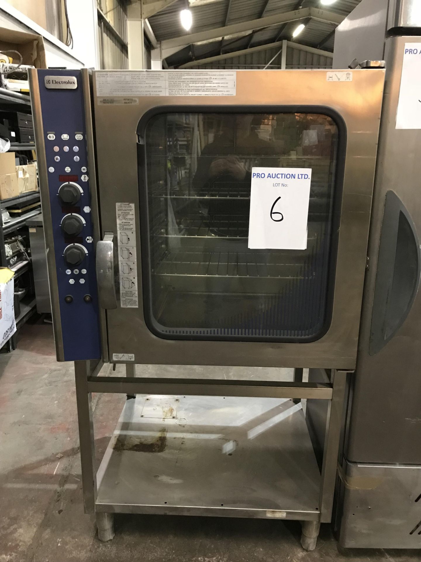 Electrolux ECV/E10T4 electrically heated steam convection oven capacity 10 x 1/1 GN material 304