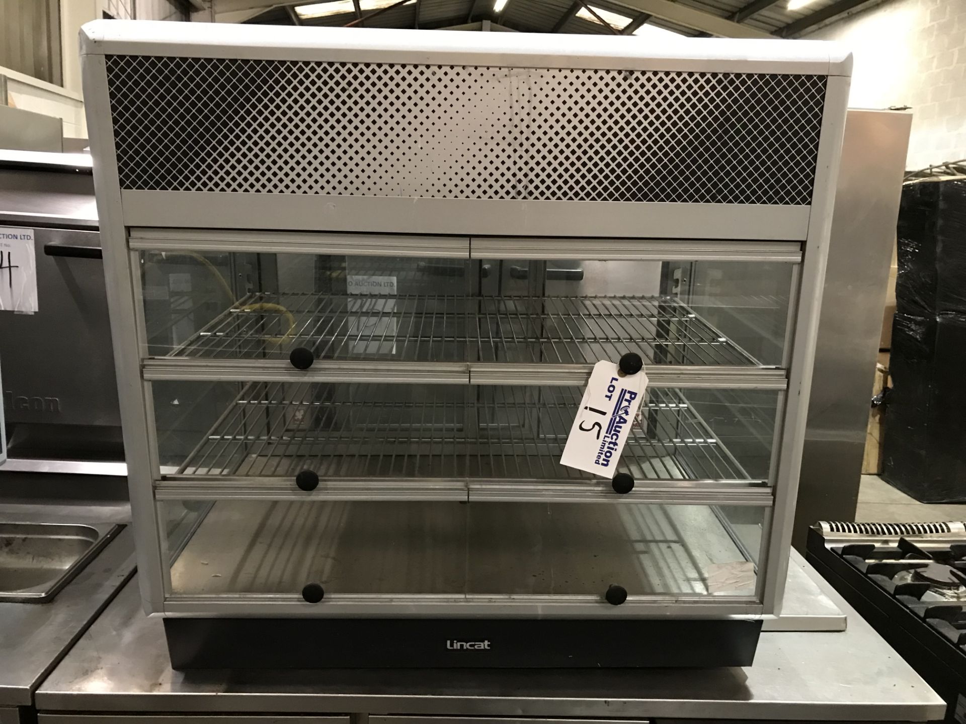 Lincat D6R/100S 300 litre refrigerated merchandiser back service or self service extruded