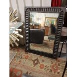 Beauhome Mirrors Jawa Mirror - Medium 91.4 x 3.8 x 121.9 CM Material: Iron Frame + corrugated