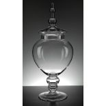 Glass Dispenser Apothecary Jar W79 5 x D36 x H35 5cm RRP £240 ( Location A7 -744)