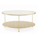 Maison 55 Adele Round Cocktail Table This Three Legged Transitional Side Table Features A Gold