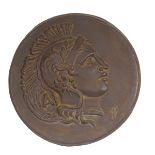 Maison 55 Accessories Resin Scupture - Antique Coin Wall Medallion - B carton dimension 48 x 6 x