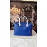 Mark Giusti The Active Luxury Weekend Bag Is Made From Premium Soft Navy Nappa Leather And Is The