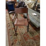 Beauhome Lothar Chair 54.8 x 66.8 x 86.9 CM A Classic Stunning Cantilever Chair Wood With Tubular