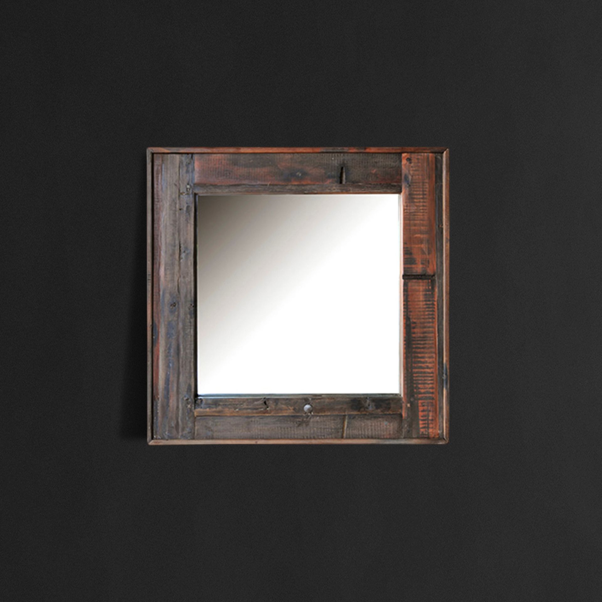 Axel Mirror 135 x 135cm Each piece is different, as the finish accentuates uniquely weathered (