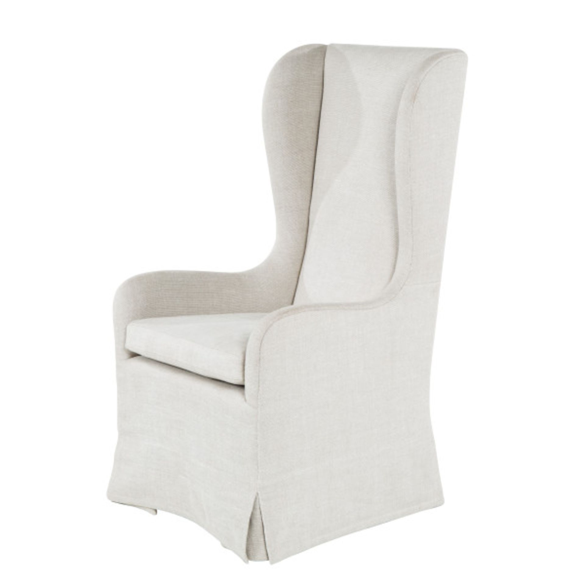 Maison 55 Brynn Arm Chair Neo Classic High Back Accent Chair carton dimensions 81 xx 90 x 136cm MSRP