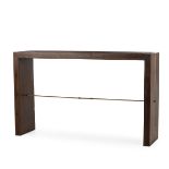 Thomas Bina Waterfall Pub Table Rustic Materials Are Refined By The Minimalist Design Of Thomas