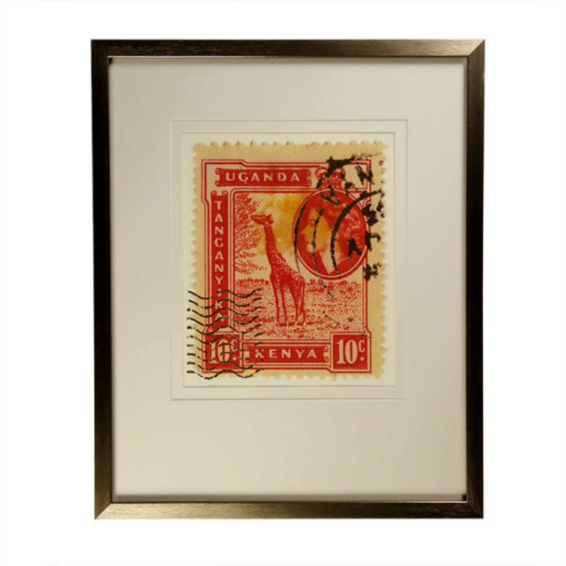 Coup & Co Art Postage Stamp Uganda Giraffe carton dimensions 51 x 61cm Coup & Co limited edition
