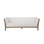 Duvet Sofa 3 Seater Galata Linen White Lightly inspired by the classic Chesterfield, the Duvet