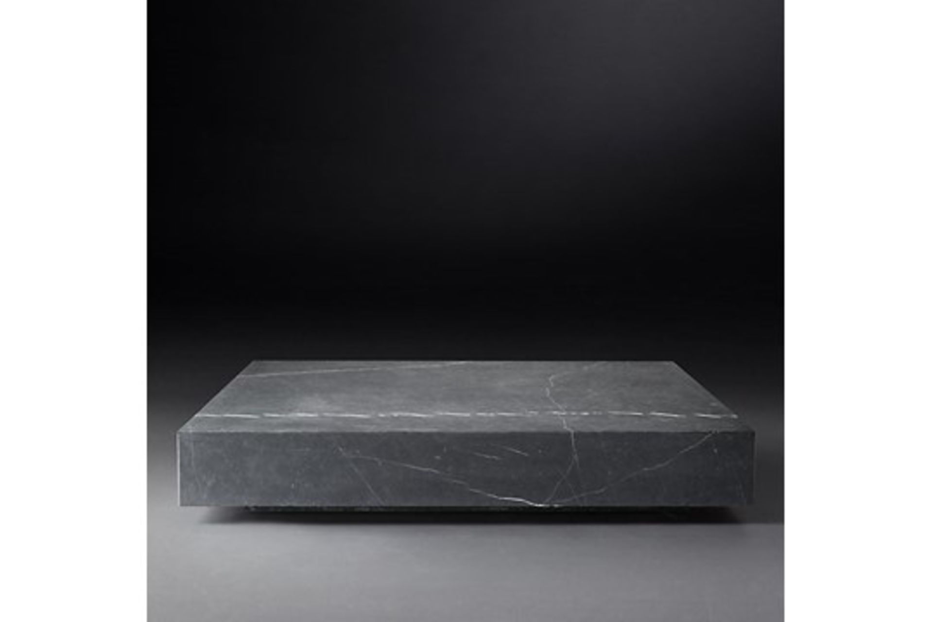 Marble Coffee Table 150x90cm With Caster-Polished Black Marble 150 x 90 x 42cm RRP £1600 (