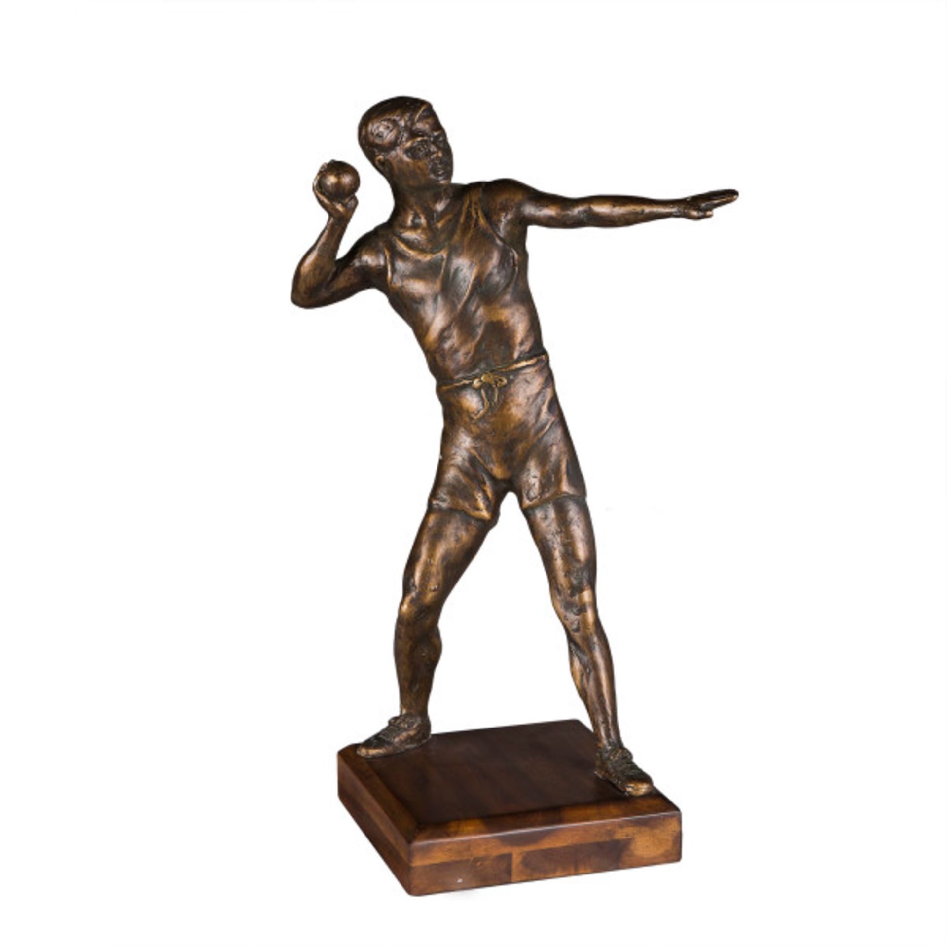 Bronzed Resin Large Sport Man Rs-01 carton dimensions 27 x 27 x 52cm Maison 55 designs reflect the - Image 2 of 2